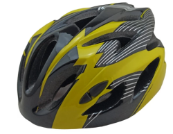 Шлем FSD-HL057 (out-mold) жёлто-чёрный 600321