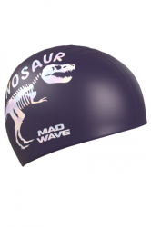 Шапочка для плавания Mad Wave Dinosaur Junior Navy M0573 07 0 03W
