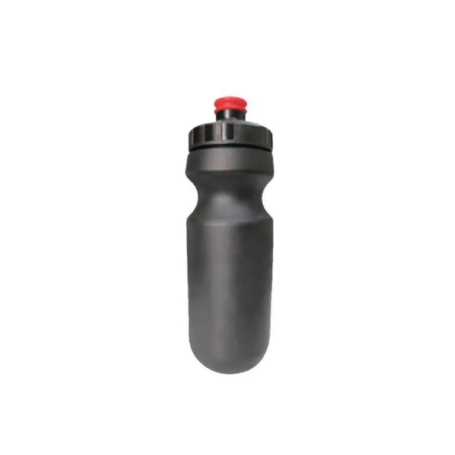 Реальное фото Бутылка для воды Klonk 600 мл с крышкой черн/черн 11710 от магазина СпортСЕ