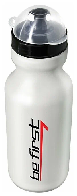 Реальное фото Бутылка для воды Be First 600 мл белая SH 717A-W от магазина СпортСЕ